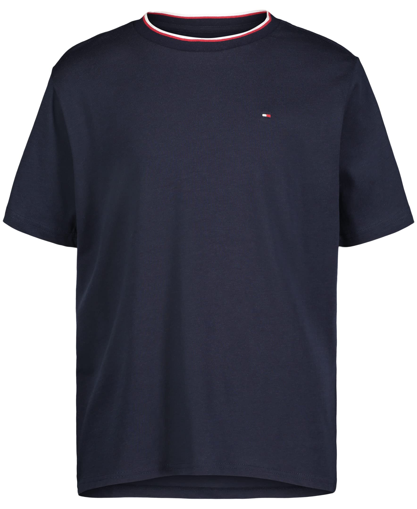 Tommy Hilfiger Boys' Legacy Short Sleeve Yd Ringer Crew Neck T-Shirt
